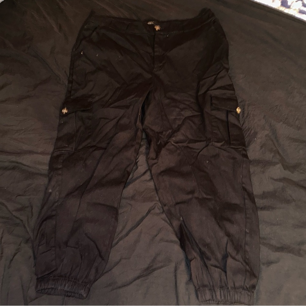 Black Cargo Pants